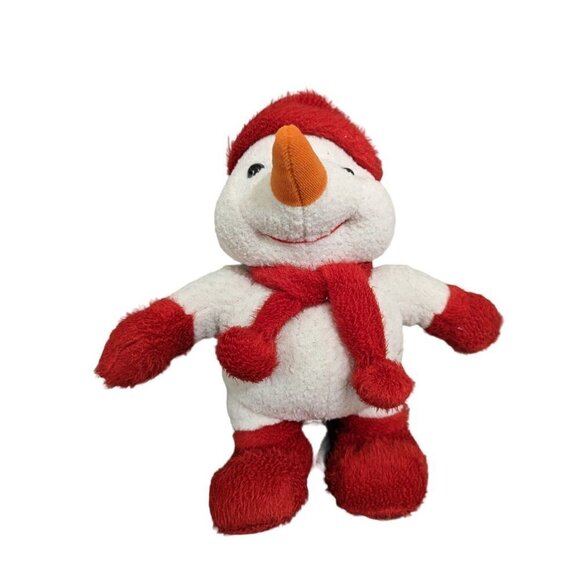 Vintage Kings Plush snowman 2002 white red carrot nose  15inch - Picture 7 of 10
